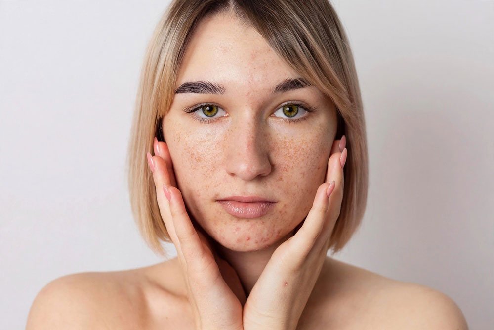 Age Spots, Moles & Skin Tags before treatment