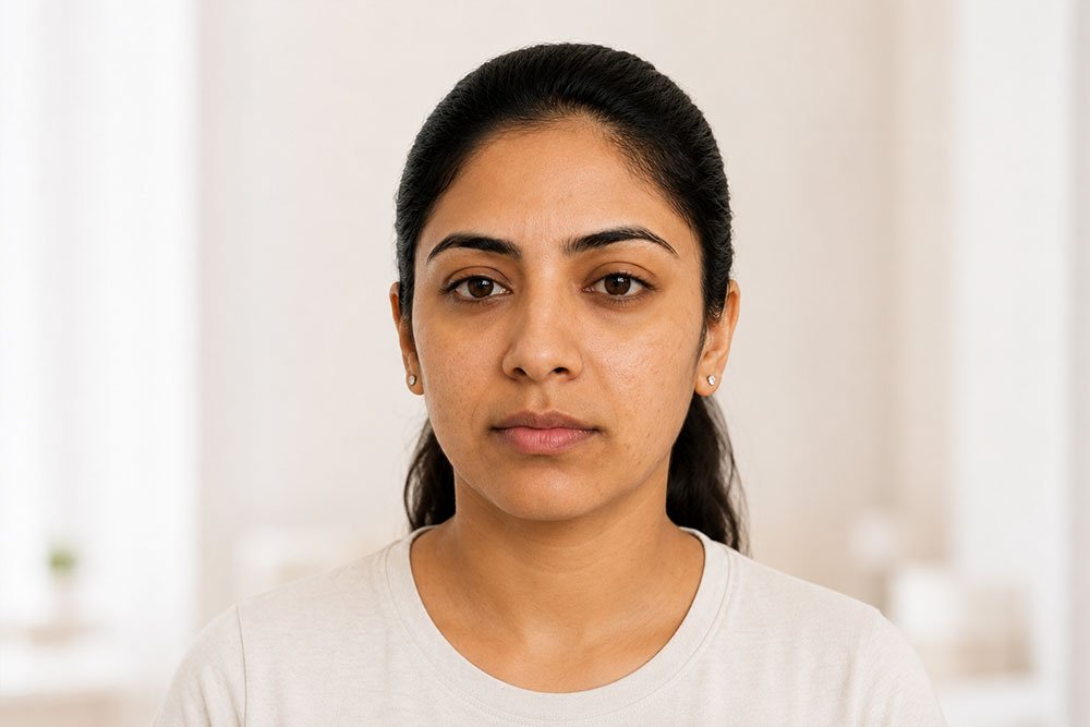 ExoGlow Treatment (Glowing Skin) before treatment