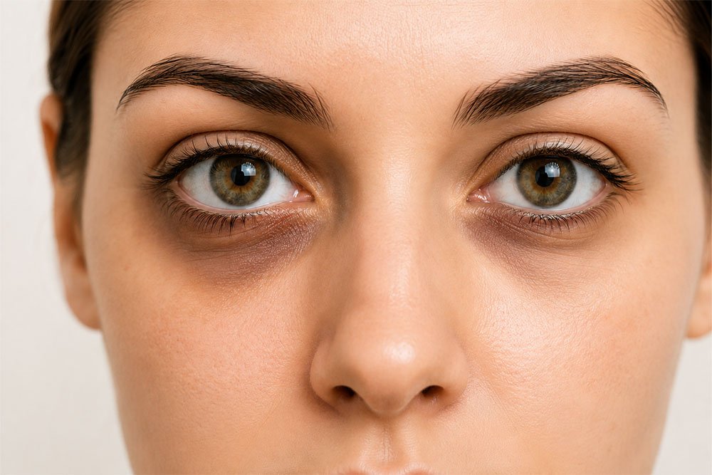 Eyes Blackening before treatment