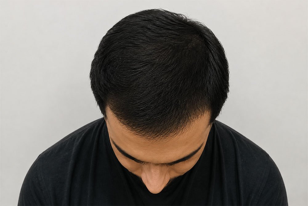 ExoGrow hair regrowth after treatment