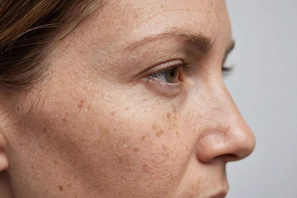 Organic Facial before treatment
