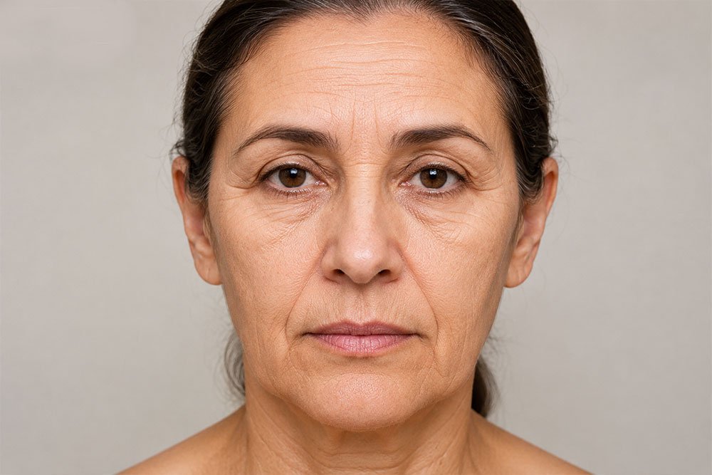Wrinkles Treatment before treatment